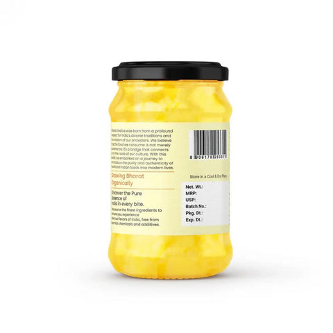Golden A2 Gir Cow Ghee the best organic ghee in India back side