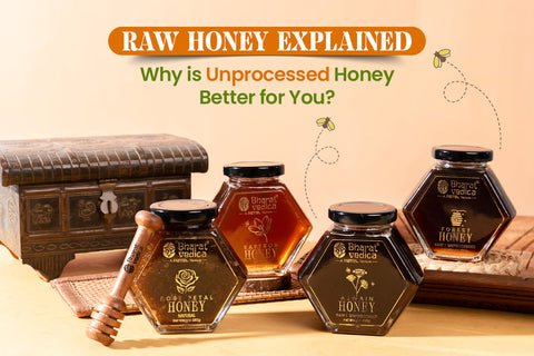 Unfiltered raw honey with honeycomb highlighting natural health benefits
