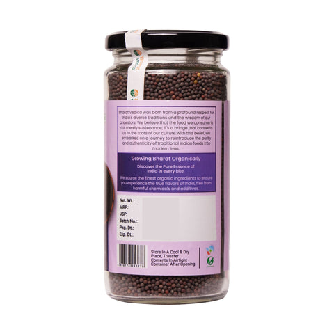 Organic Black Mustard BIG - Kali Sarso Bharat Vedica
