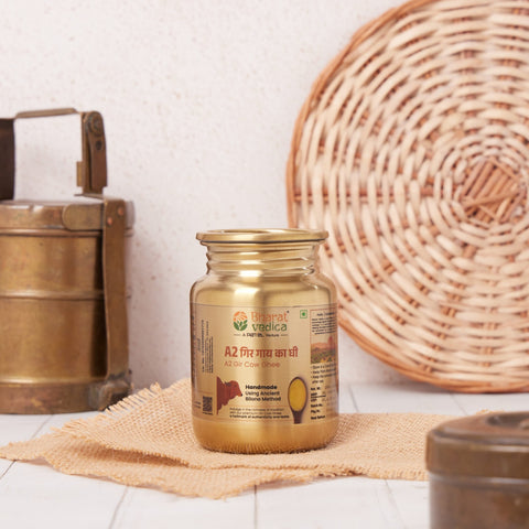 Pure A2 Gir Cow Ghee - A2 Bilona Ghee | Now in SS Jar Packaging with Free Ghee Pot