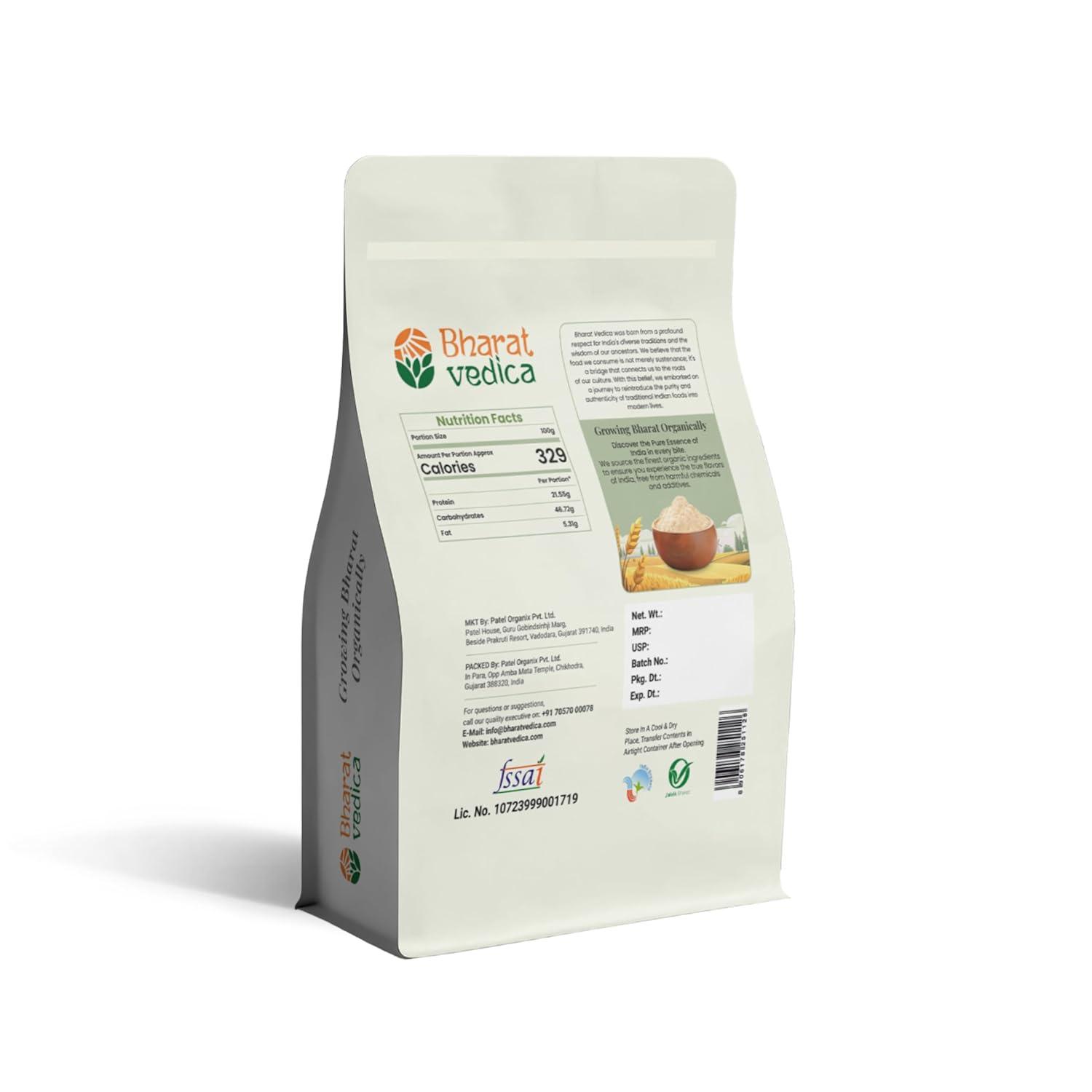 besan flour pack back view 