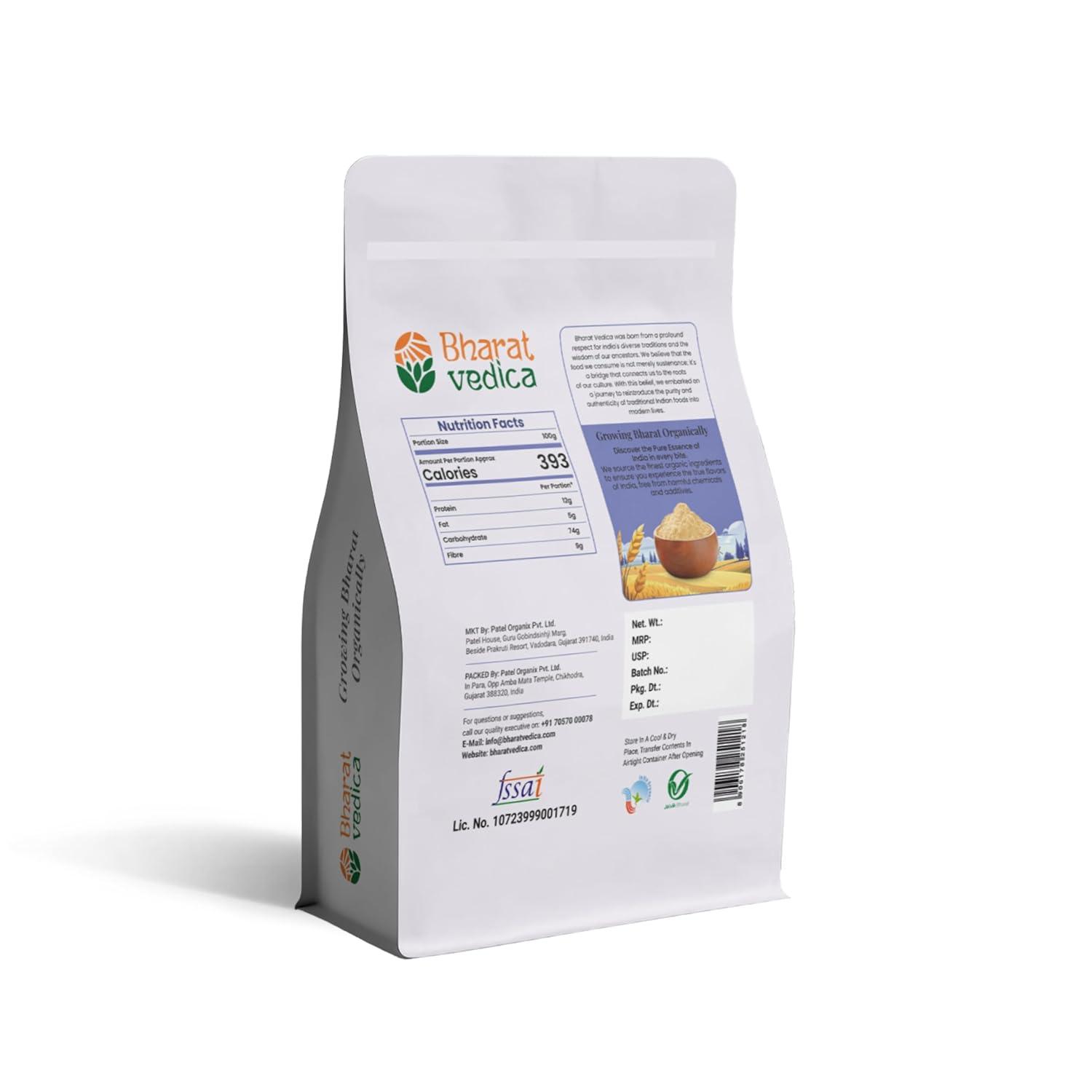 foxtail millet flour pack back view 