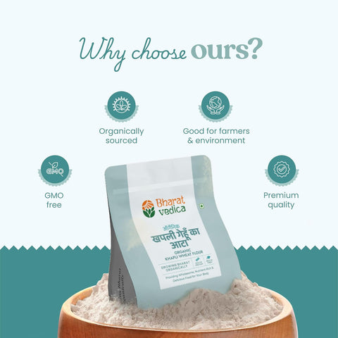 Organic Khapli Wheat Flour