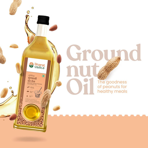 Organic Wood Pressed Groundnut Oil