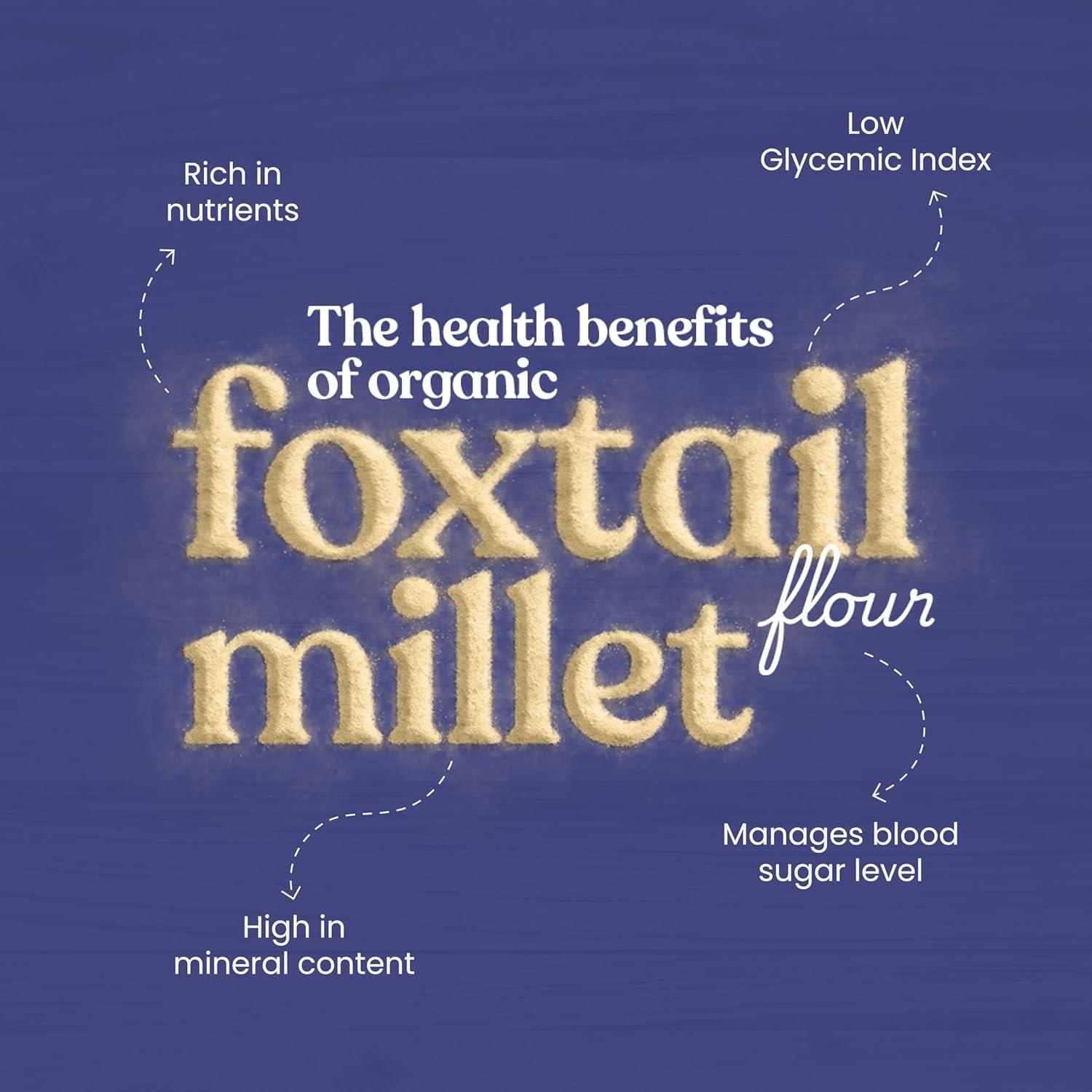 foxtail millet flour features 