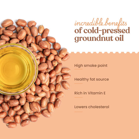 Organic Wood Pressed Groundnut Oil