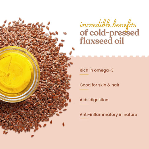 Organic Wood Pressed Flaxseed Oil