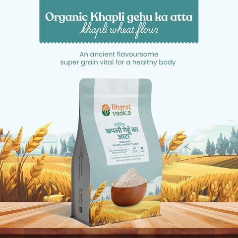 Organic Khapli Wheat Flour