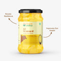 Bharat Vedica best A2 Gir Cow Ghee/ A2 Bilona Ghee in premium glass jar packaging. 