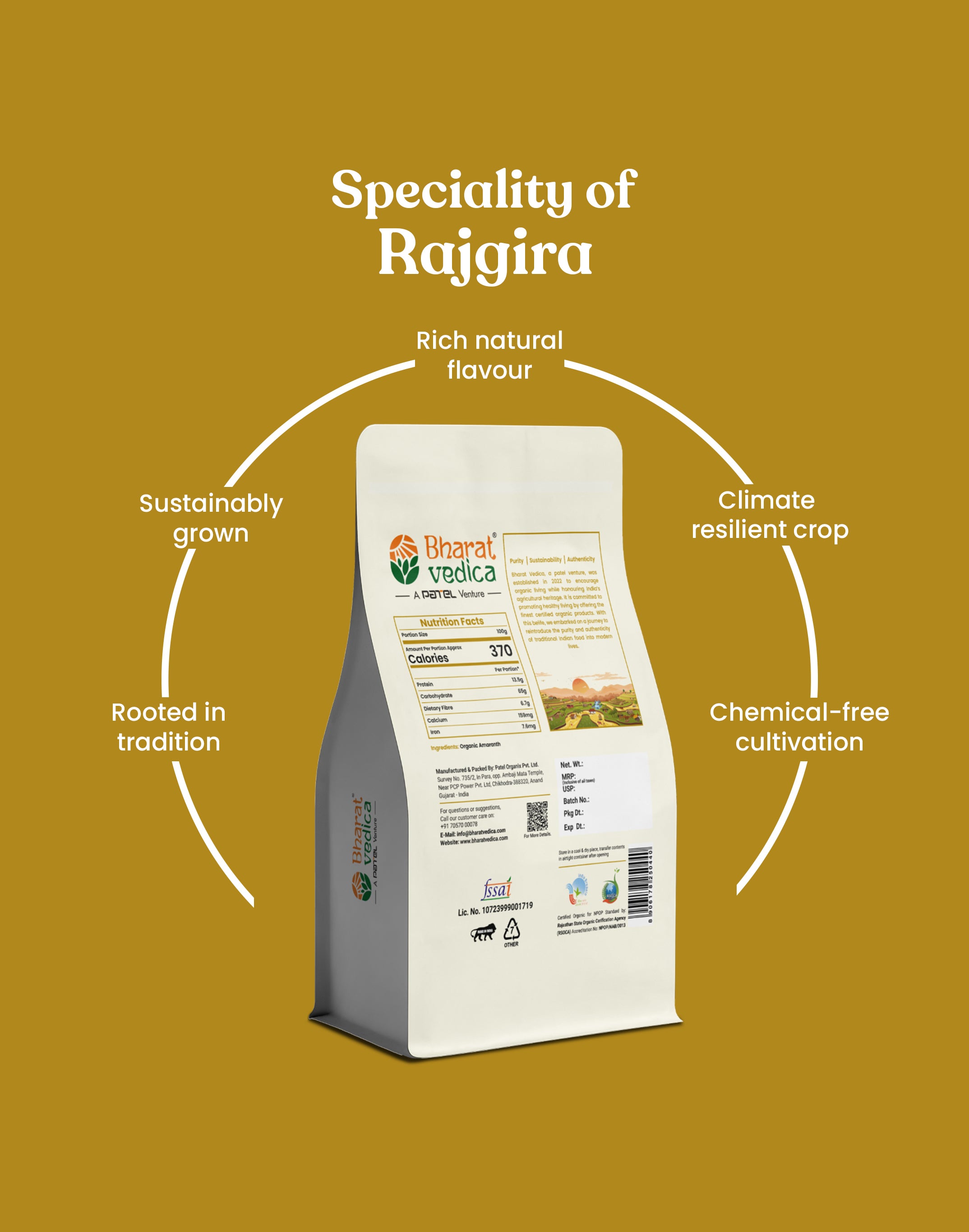 Organic Amaranth - Organic Rajgira