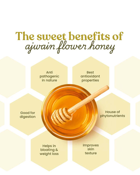 Benefits of Ajwain flower Honey by Bharat Vedica