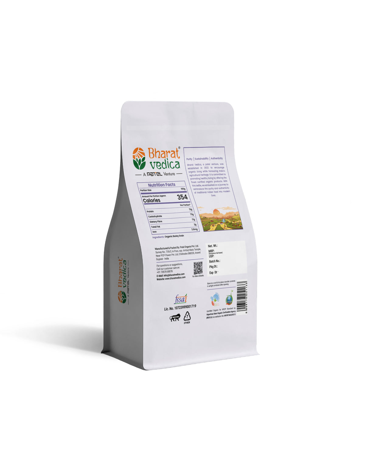 Organic Barley Flour | Stone-Ground & Fresh