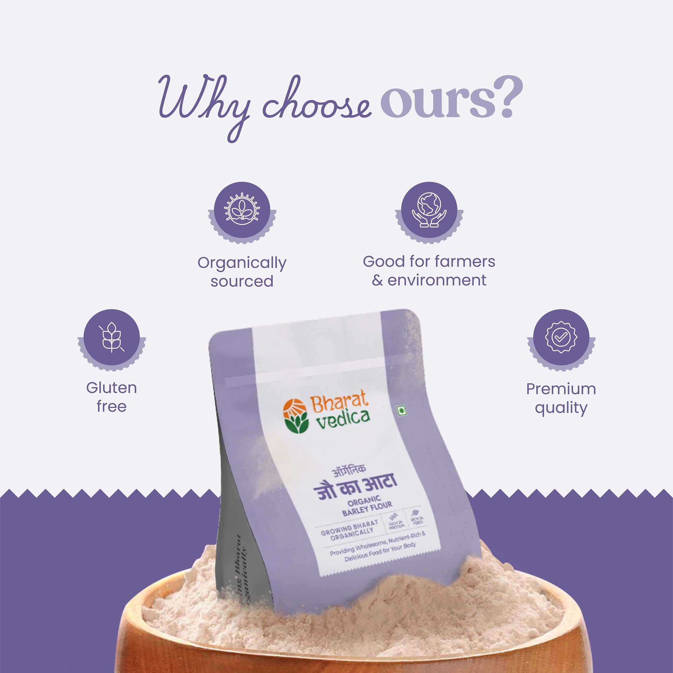 barley flour methods 