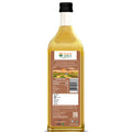 Bottle of Bharat Vedica Organic Wood Pressed Groundnut Oil with packaging details on a white background