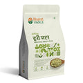 organic green peas front view