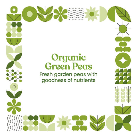 organic green peas by bharat vedica