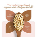 organic white chickpeas seeds features 