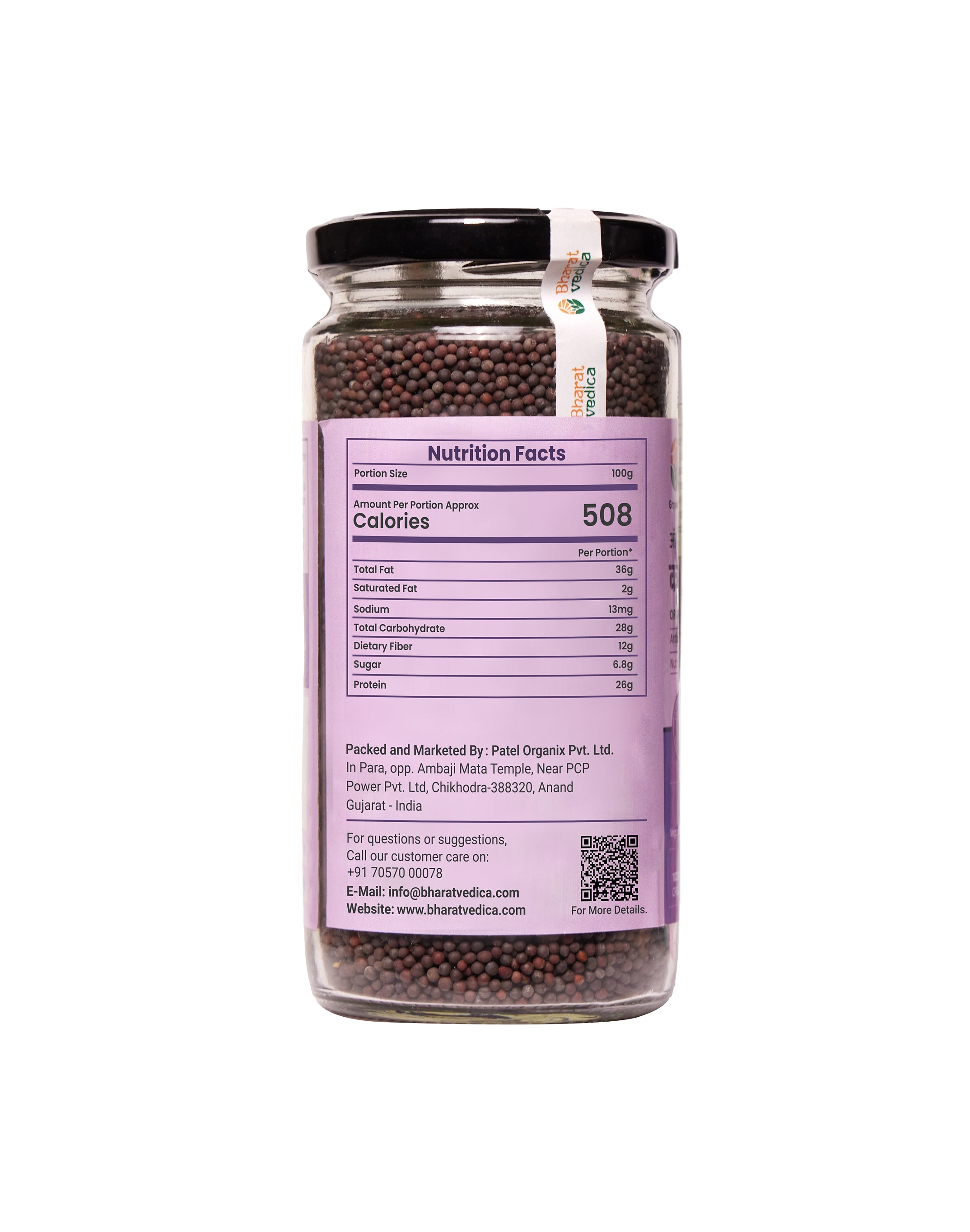 Organic Black Mustard BIG - Kali Sarso Bharat Vedica