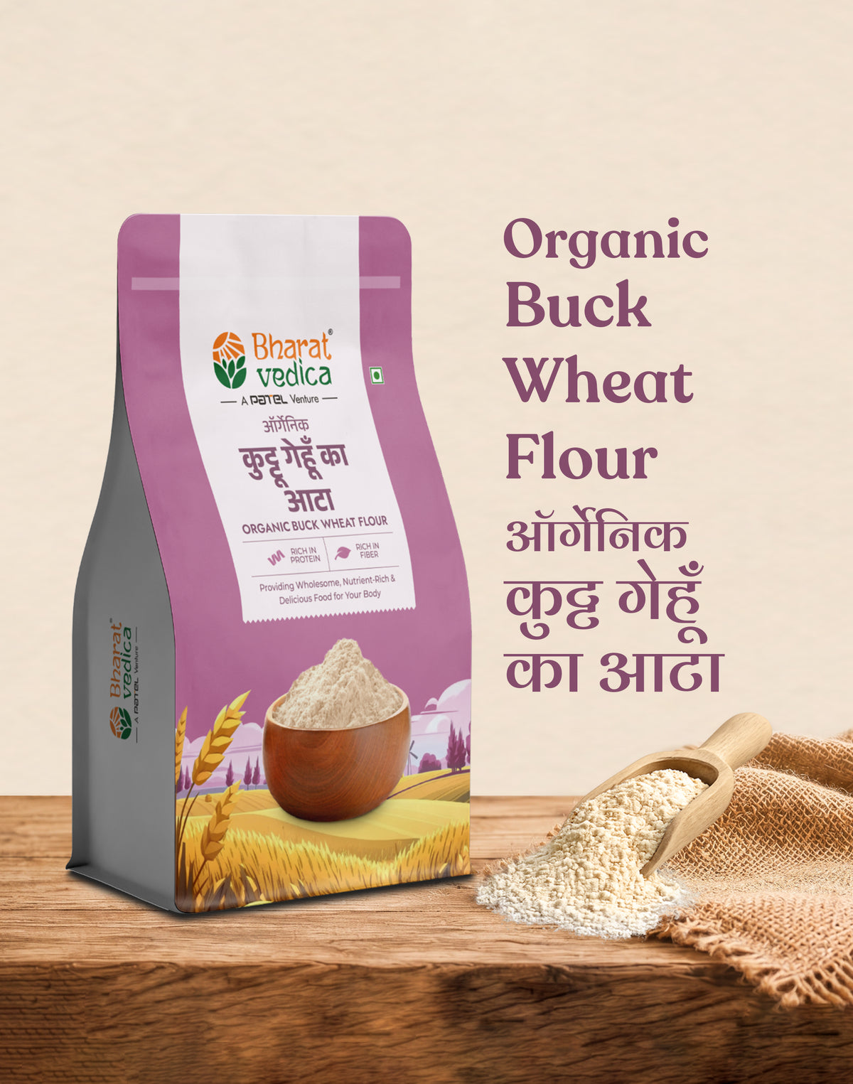 Organic Buck Wheat Flour - Organic kuttu ka Atta