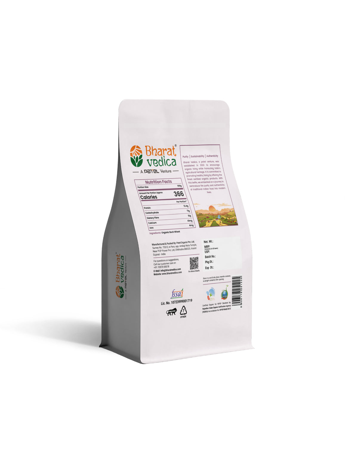 Organic Buck Wheat Flour - Organic kuttu ka Atta