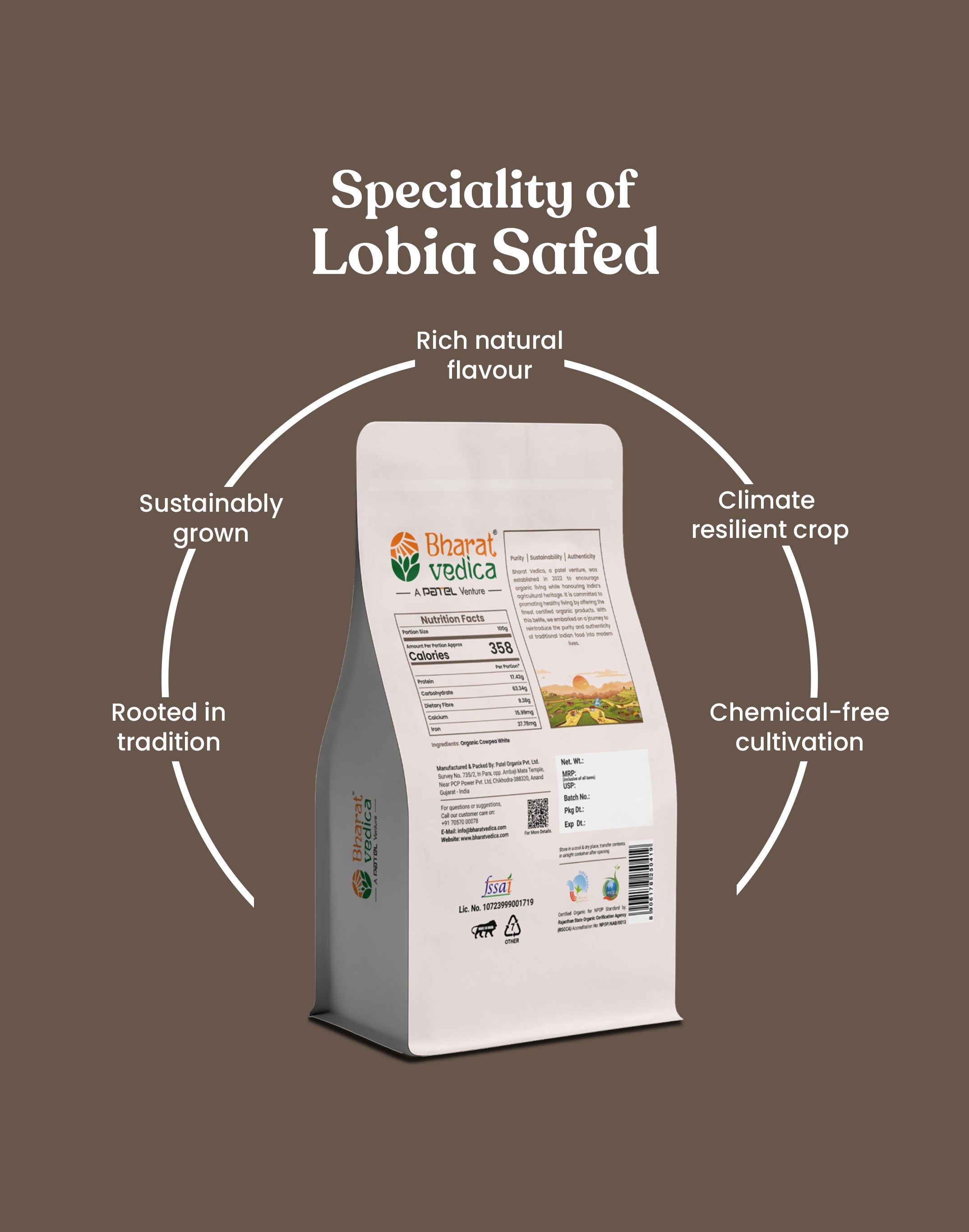 Organic Cowpea White - Organic Lobia Safed