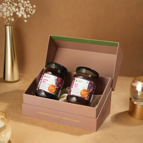 Amrit Jodi - Honey / A2 Ghee Hamper - Pack of 2