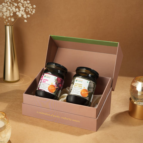 Amrit Jodi - Honey / A2 Ghee Hamper - Pack of 2
