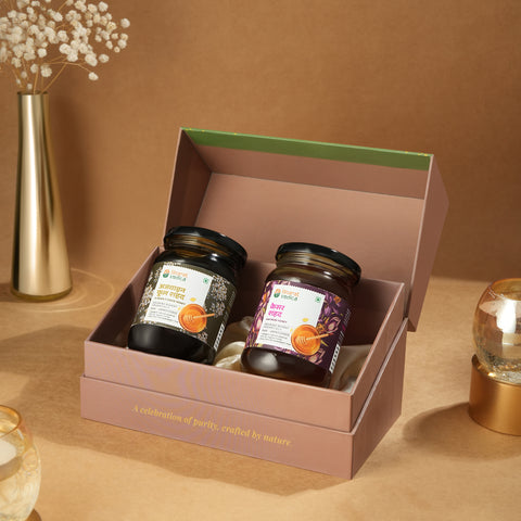 Amrit Jodi - Honey / A2 Ghee Hamper - Pack of 2