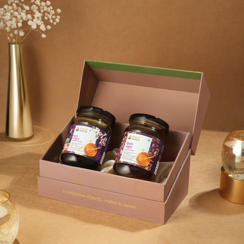 Amrit Jodi - Honey / A2 Ghee Hamper - Pack of 2
