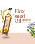 Organic Wood Pressed Flaxseed Oil - Organic Wood Pressed Alsi ka Tel