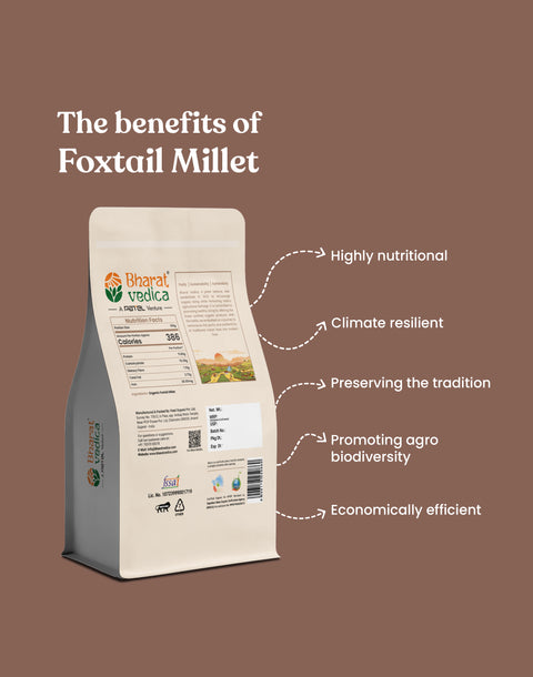 Organic Foxtail Millet - Organic Kangni