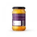 Bharat Vedica’s natural forest honey in a premium glass jar. back view