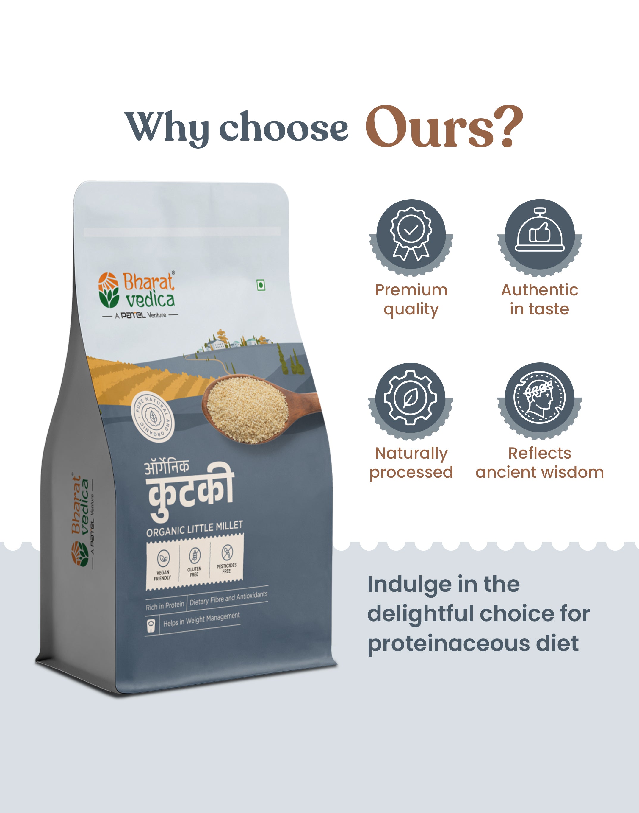 Organic Little Millet - Organic Kutki