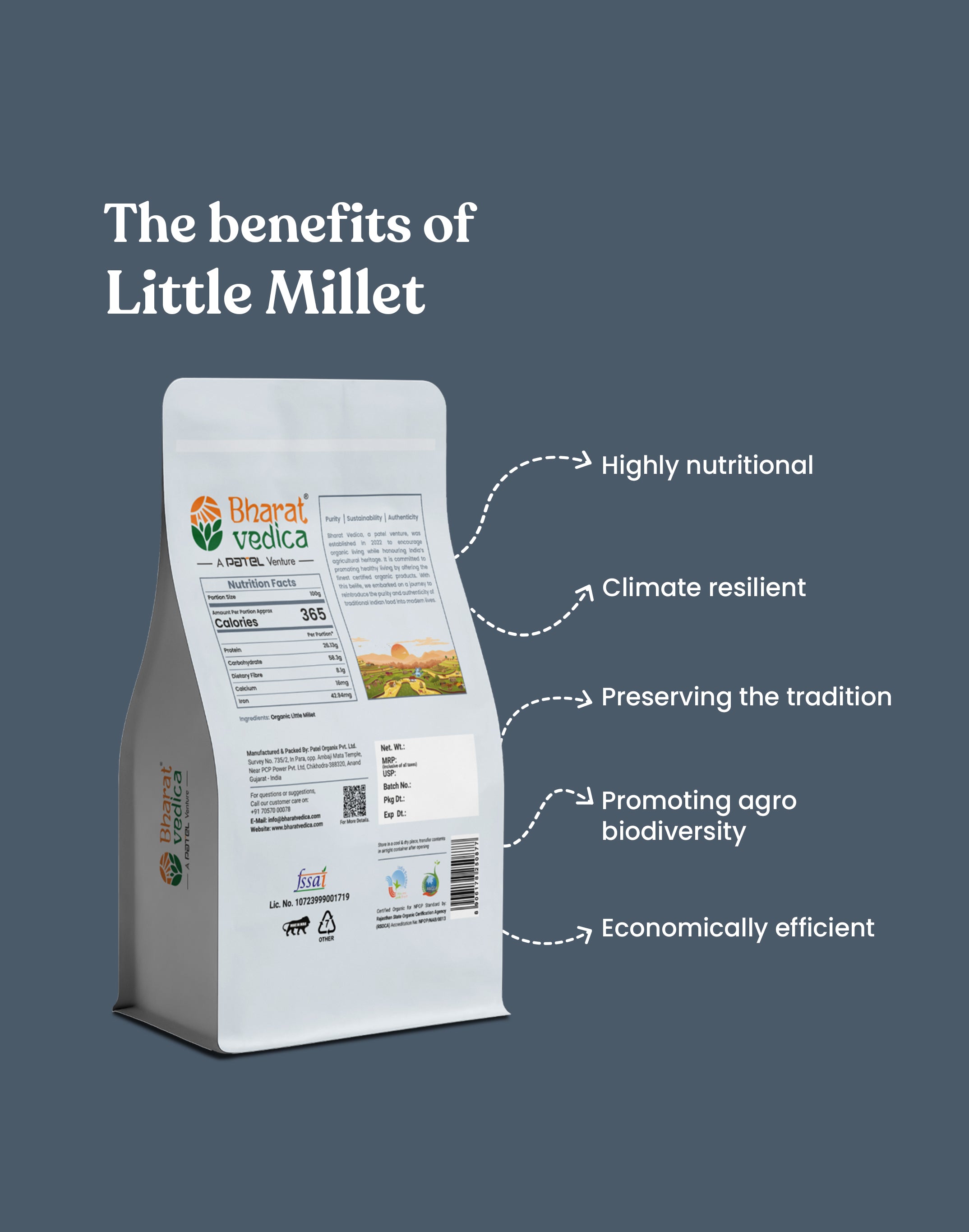 Organic Little Millet - Organic Kutki