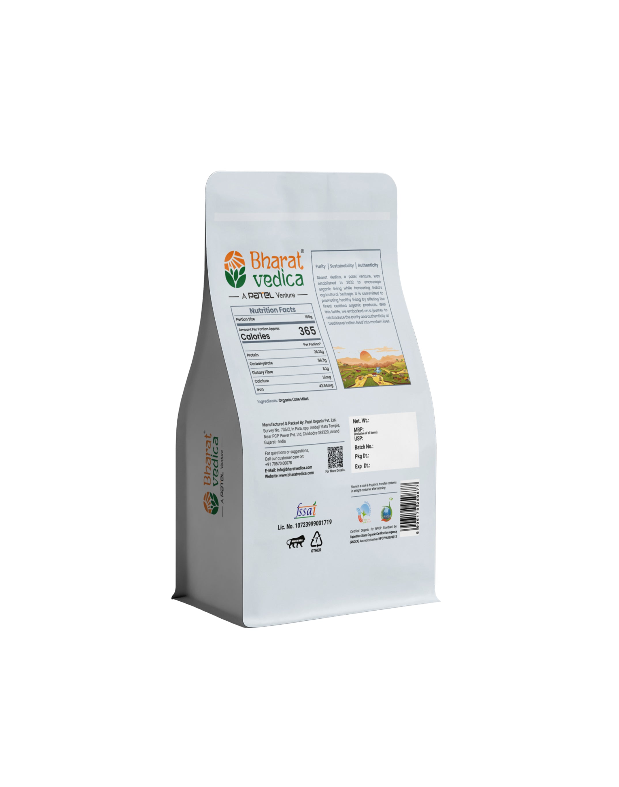 Organic Little Millet - Organic Kutki