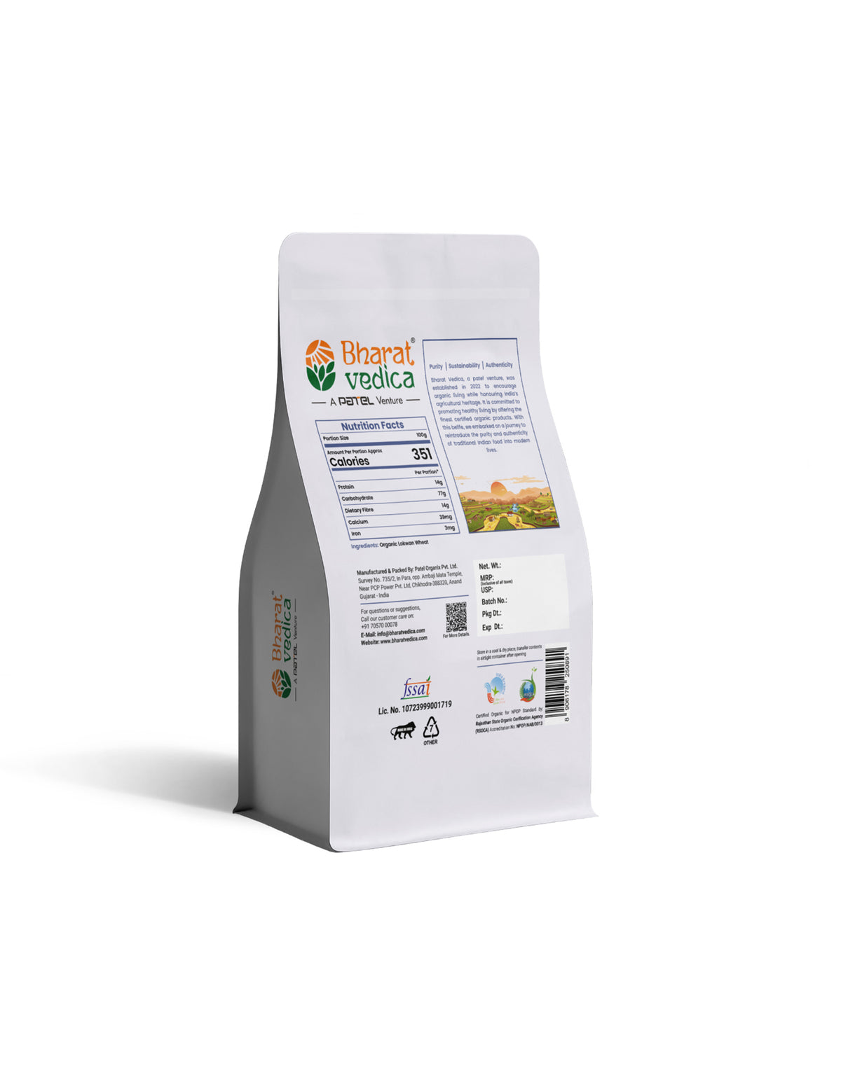 Organic Lokwan Wheat Flour - Organic Lokwan Gehu ka Atta