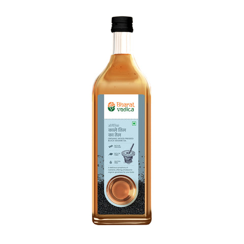 Organic Wood Pressed Black Sesame Oil