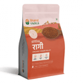 Close-up of nutrient-dense finger millet (ragi) grains