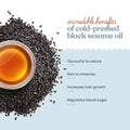 Organic Wood Pressed Black Sesame Oil by Bharat Vedica benefits