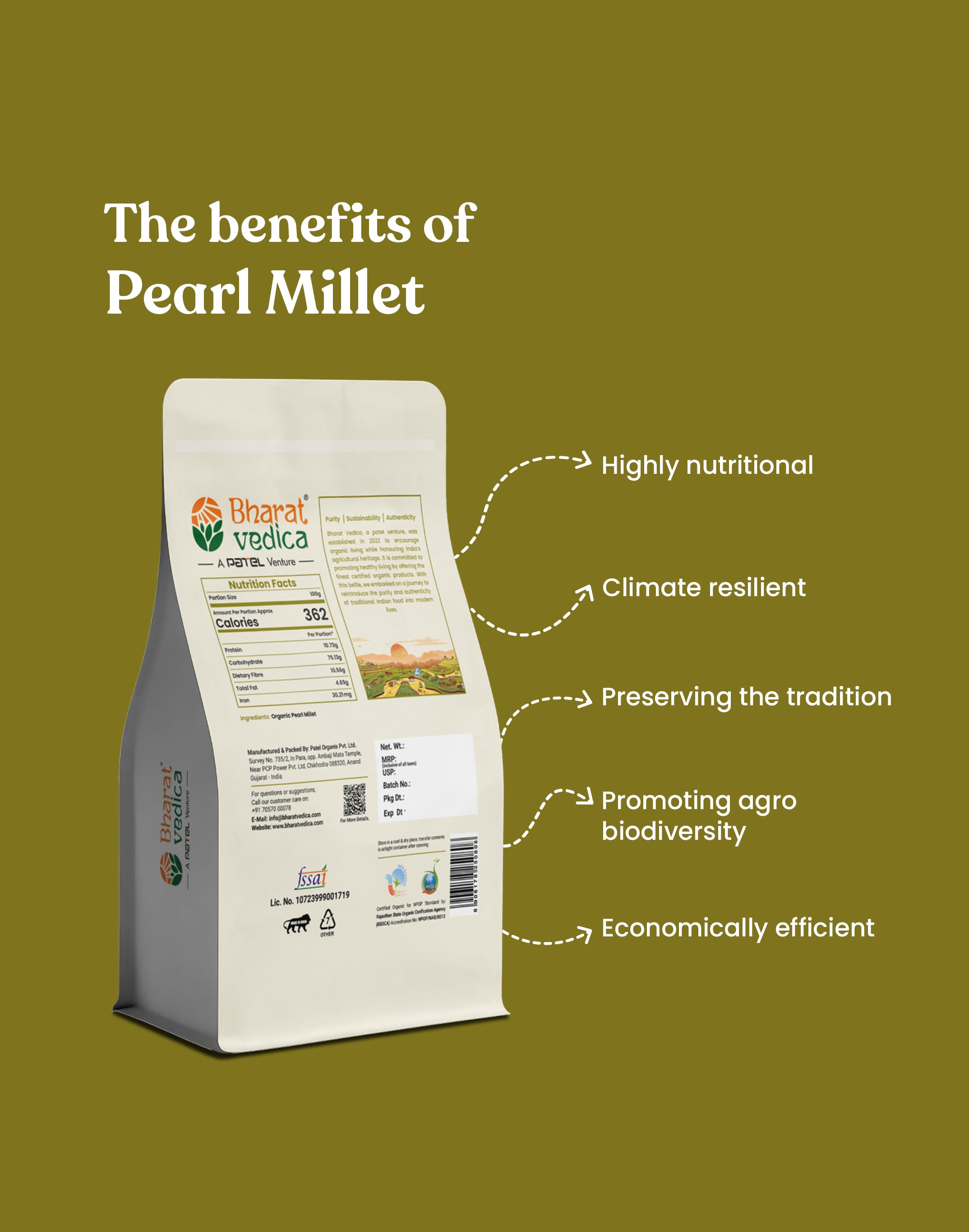 Organic Pearl Millet - Organic Bajra