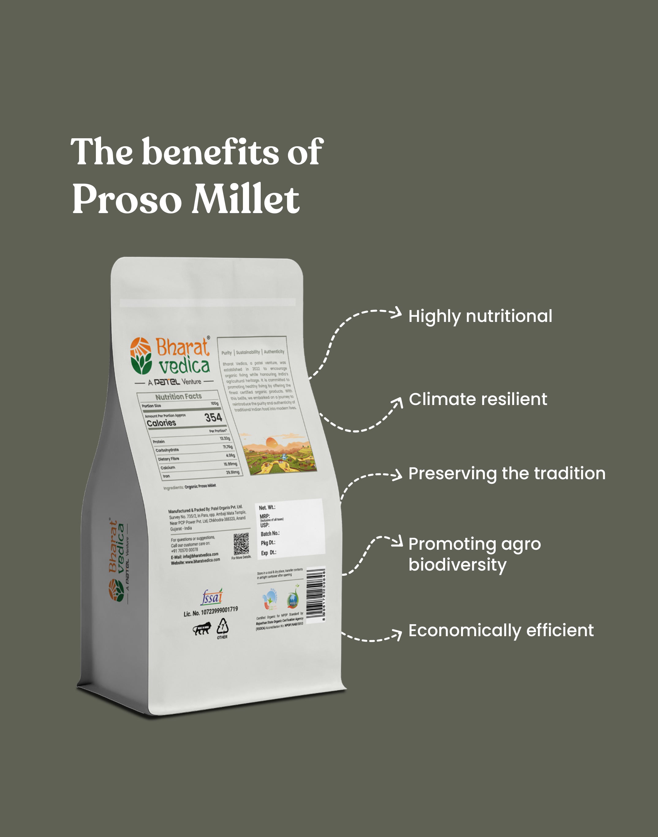 Organic Proso Millet - Organic Chena