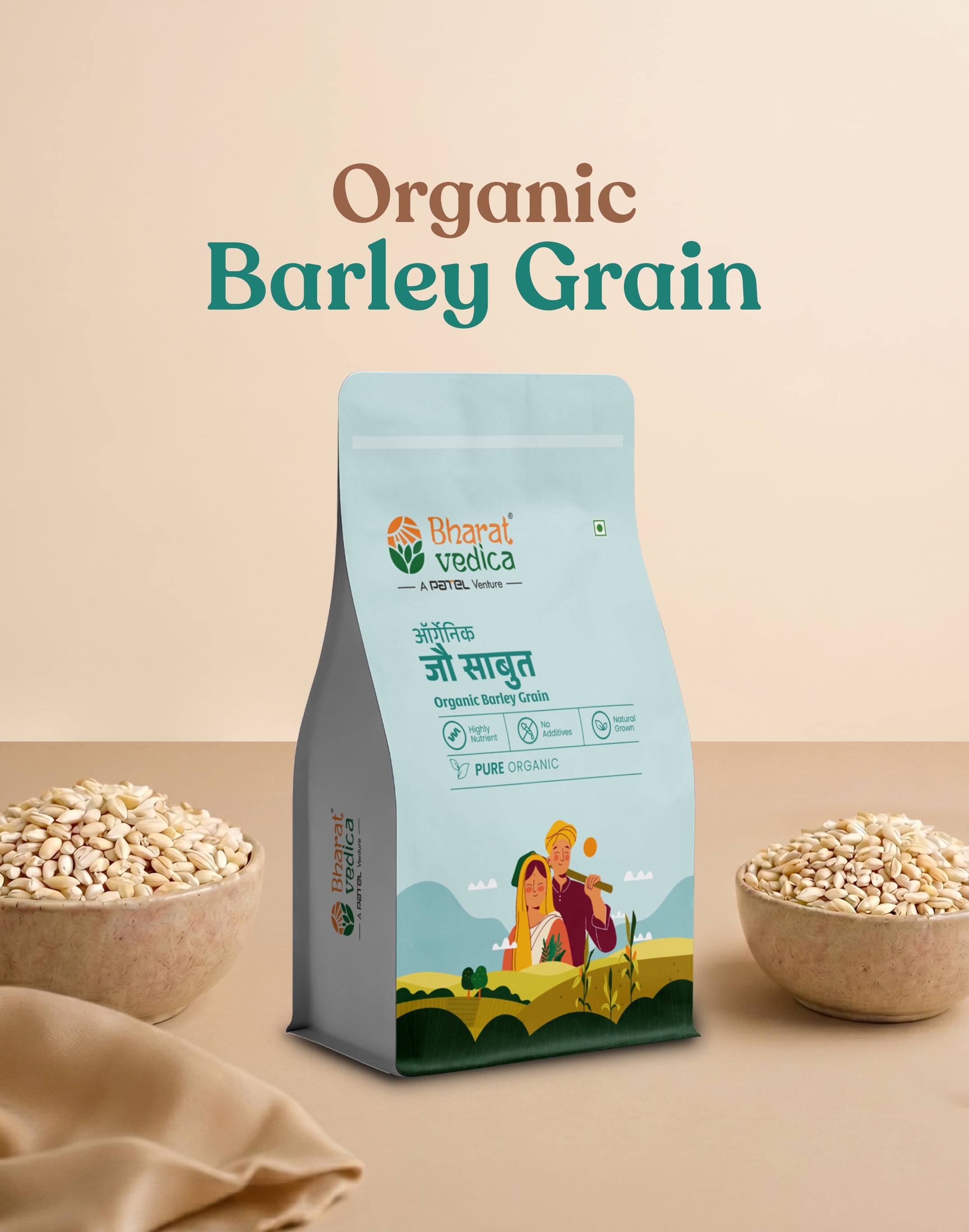 Organic Barley Grain - Organic Jau Sabut