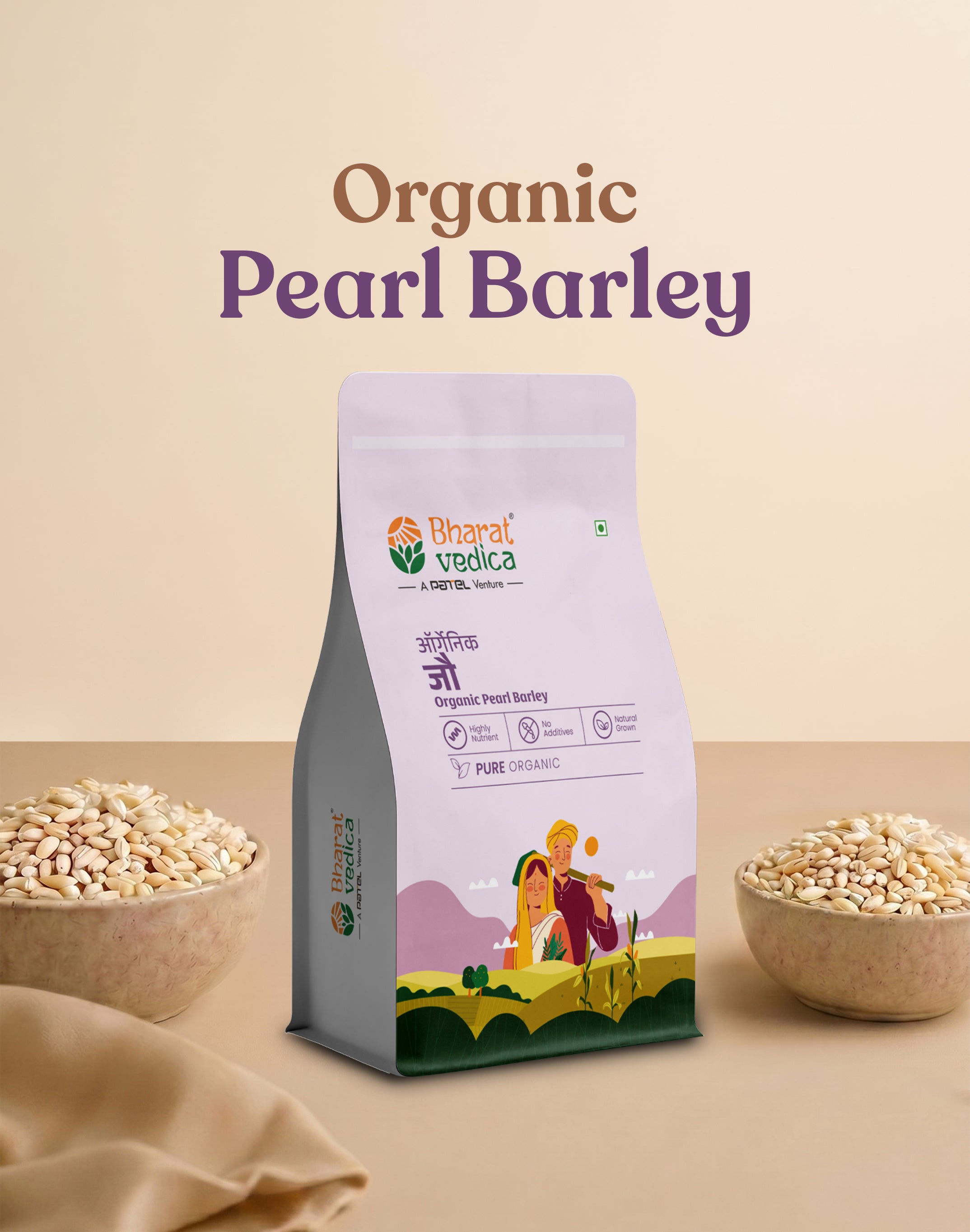 Organic Pearl Barley - Organic Jau