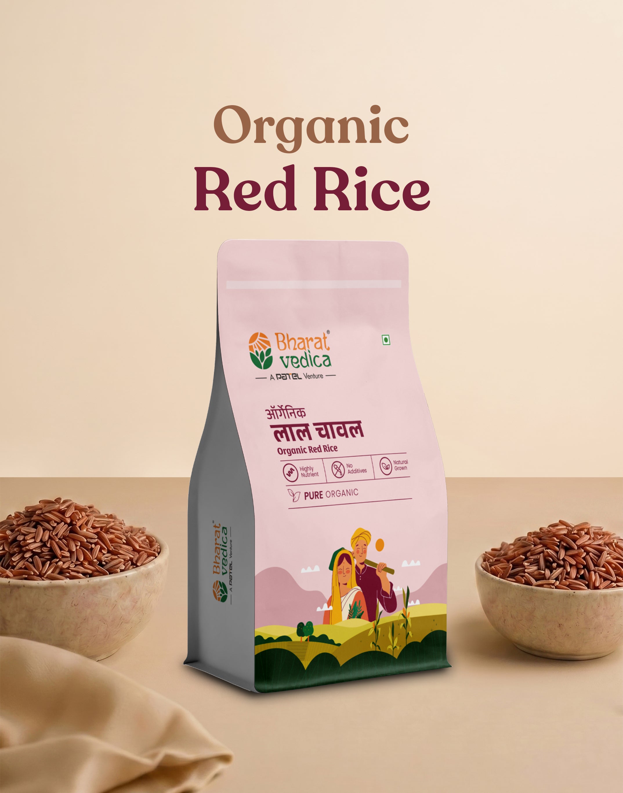 Organic Red Rice - Organic lal chawal