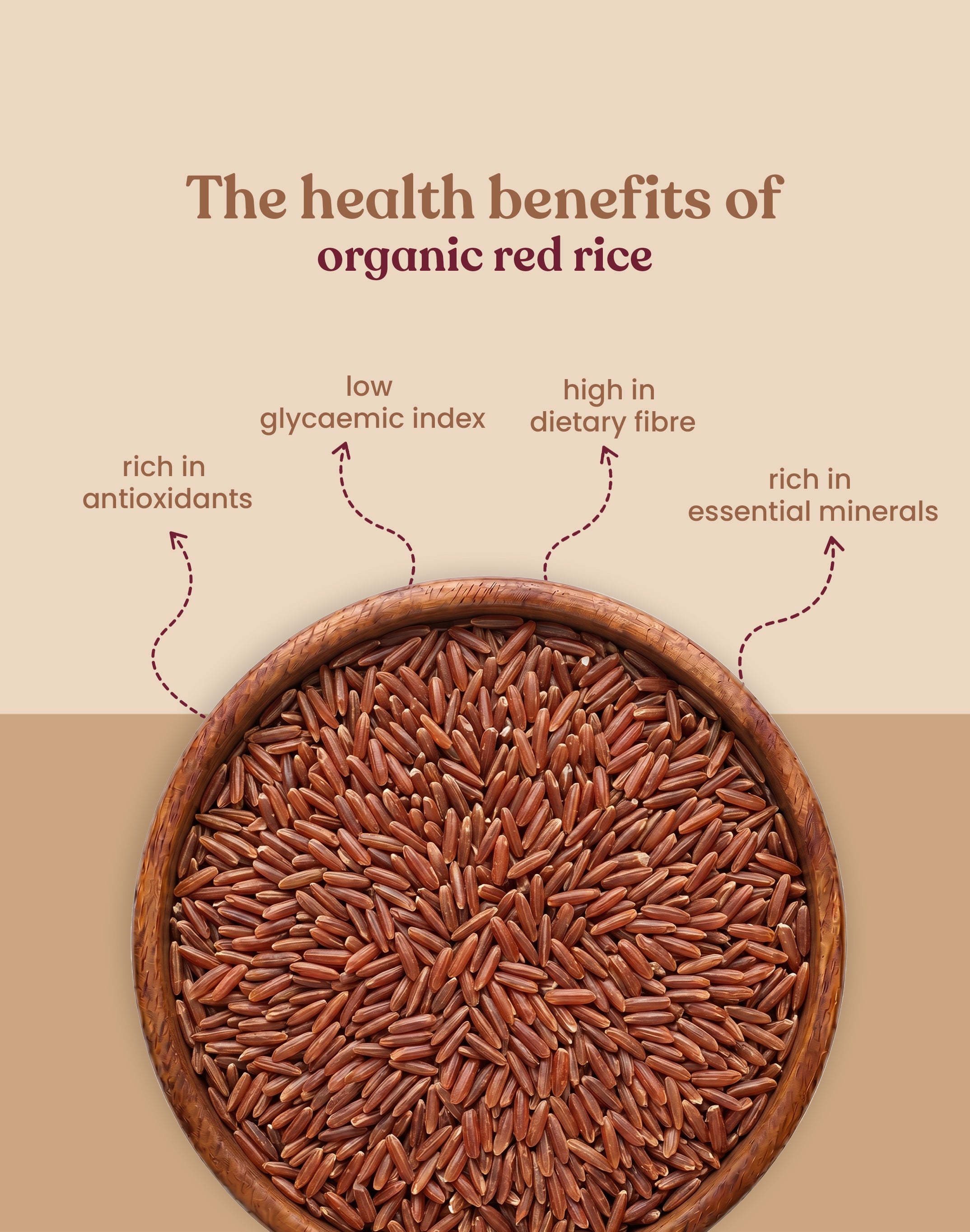 Organic Red Rice - Organic lal chawal