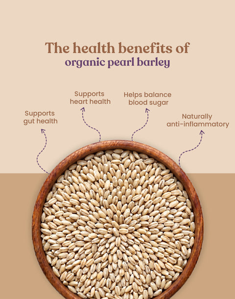 Organic Pearl Barley - Organic Jau