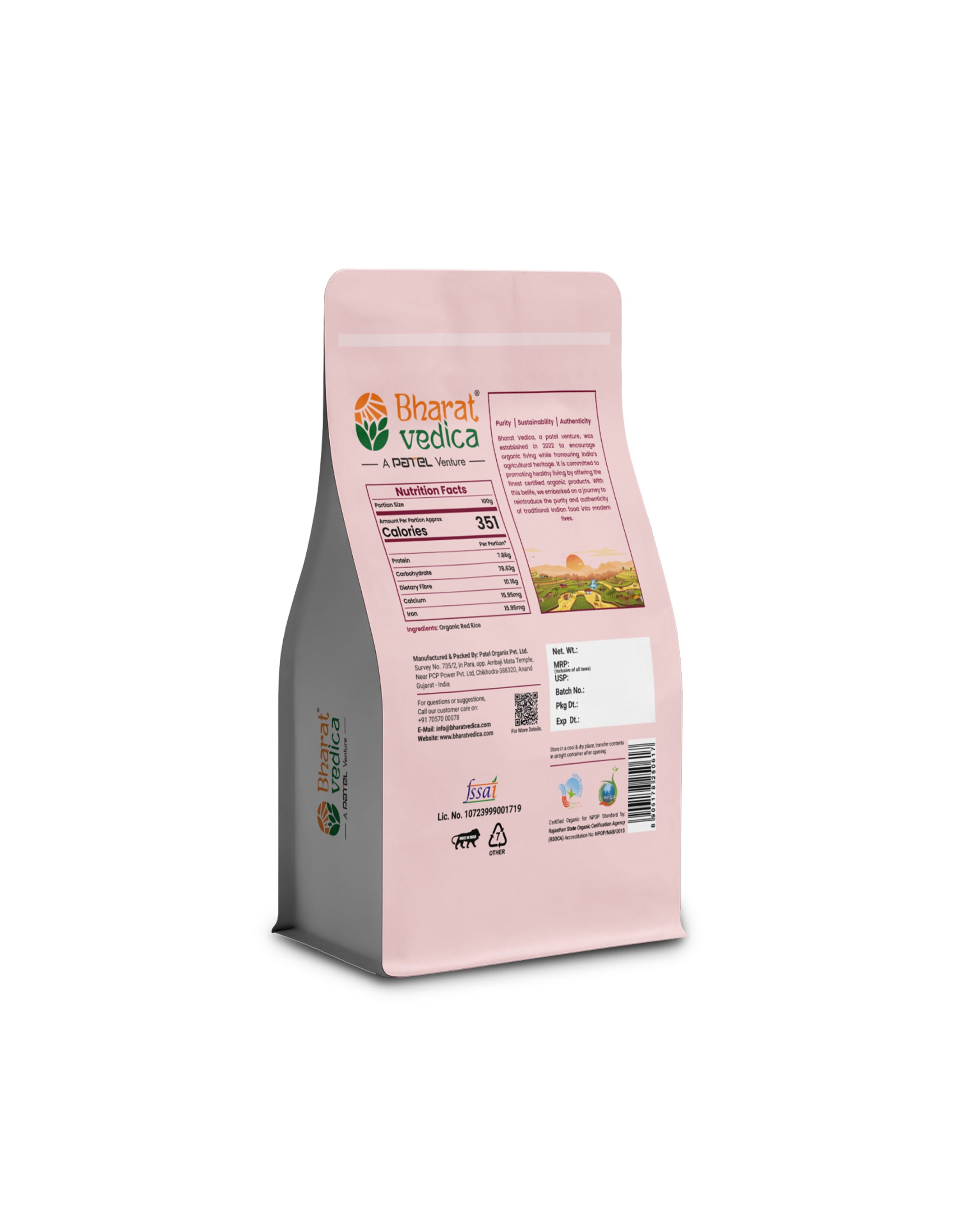 Organic Red Rice - Organic lal chawal