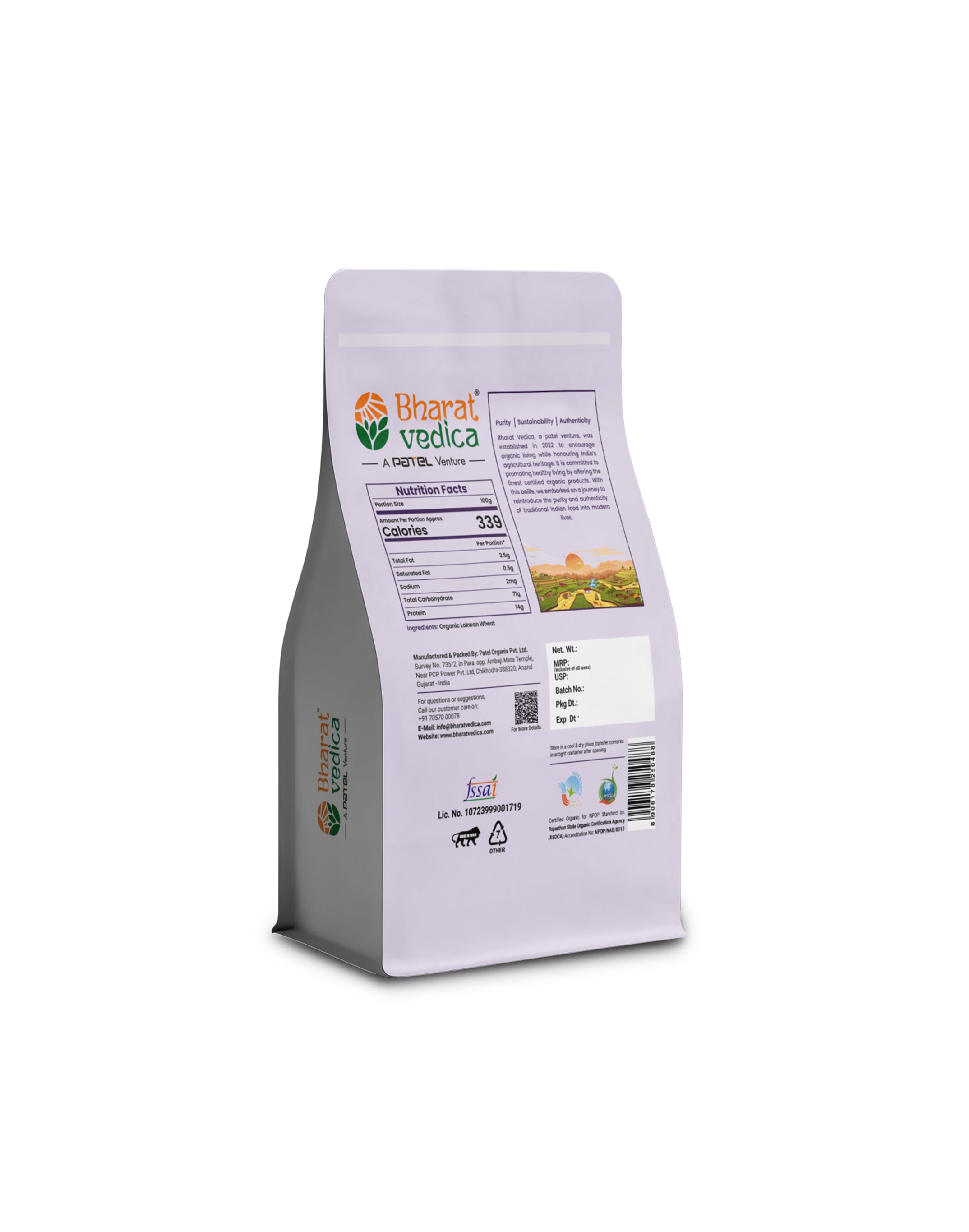 Organic Lokwan Wheat - Organic Lokwan Gehu