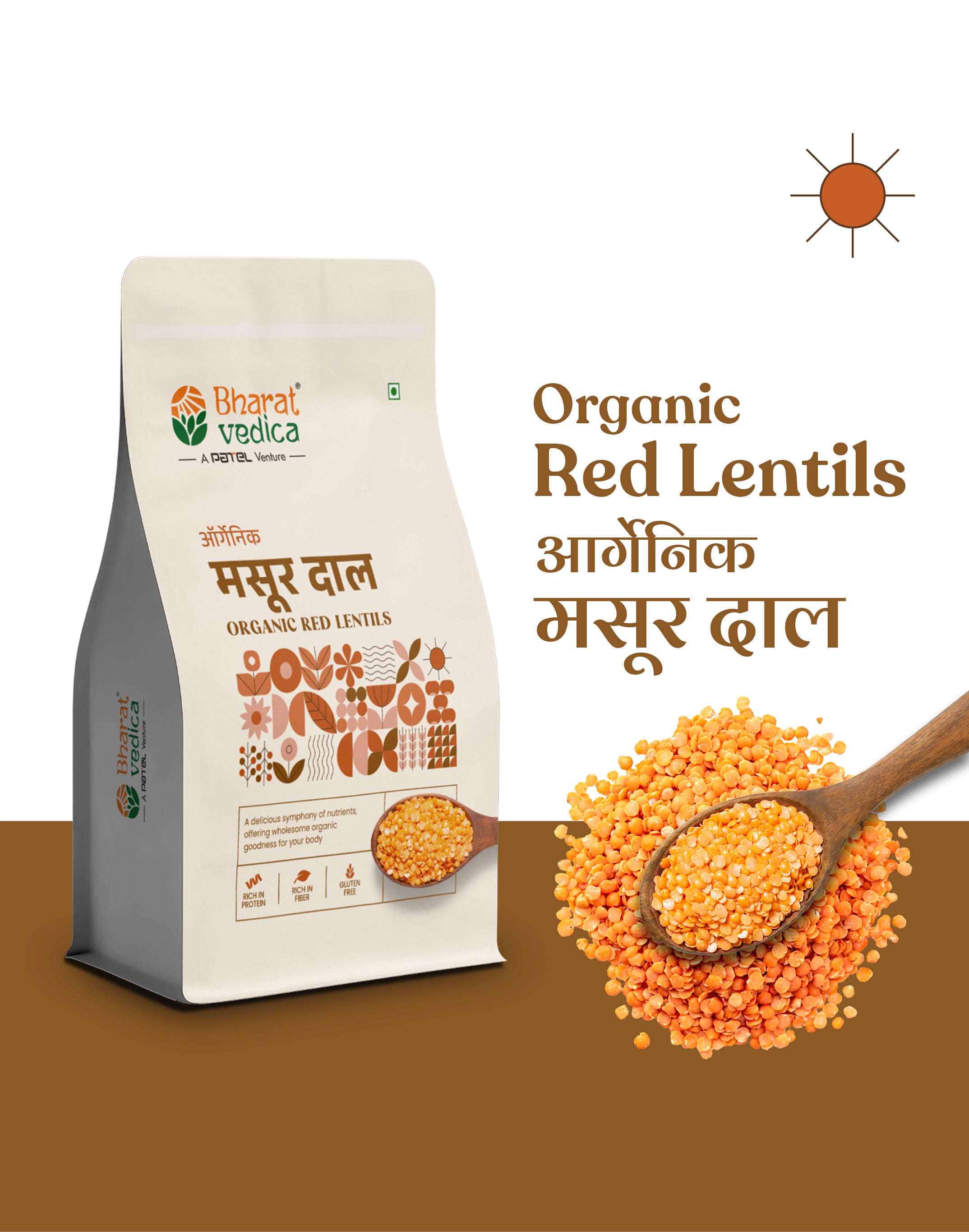 Organic Red Lentils - Organic Masoor Dal