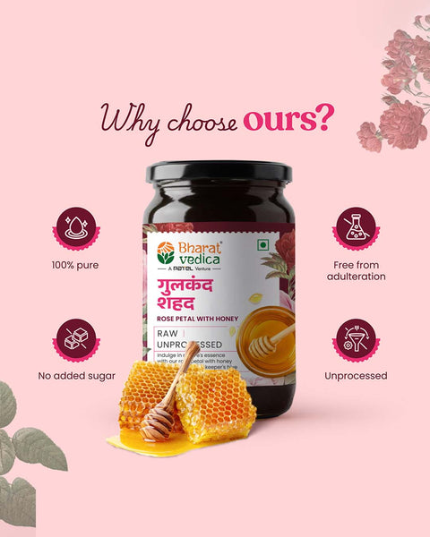 Reasons why choose Bharat Vedica Rose Petal with Honey
